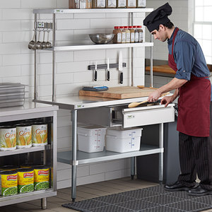 Catering Work Bench with Drawers & Undershelf, Other Hotel Restaurant Supplies Commercial <b>Kitchen</b> <b>Unit</b> - Product Image 4