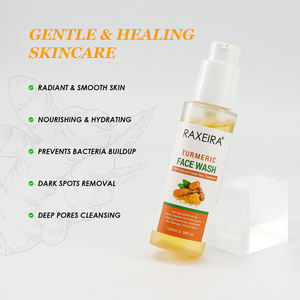 Limpiador Facial de Belleza con Cúrcuma, Productos para el Cuidado de la Piel que Aclaran las Manchas Oscuras, Limpiador Facial e Hidratante, Lavado Facial - Product Image 5