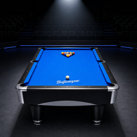 Kit de remplacement de tissu de couverture de table de billard gris professionnel pour tournoi de club
