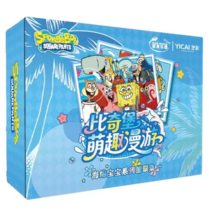Set di 10 Scatole all'Ingrosso YICAI <span class=keywords><strong>SpongeBob</strong></span> <span class=keywords><strong>SquarePants</strong></span>: Set di Timbri da Collezione a Tema Avventura Bikini Bottom e Carte Collezionabili - Product Image 1