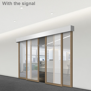 Opérateurs de portes électriques d'entrée commerciale, ferme-portes automatique, ouvre-porte coulissant en verre, intérieur - Product Image 5