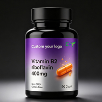 Capsules OEM Super B Complex, complément de vitamine B2 et d'acide folique