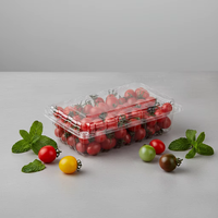 Verpakkingen voor fruit (bes, kers, tomaat, bosbes, framboos) op maat, 4.4oz, 6oz, 11oz, clamshell doosjes