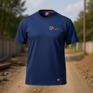 Camiseta Deportiva de Manga Corta para Hombre TTAKE, Azul, Talla S, Secado Rápido, Ropa de Alto Rendimiento - Product Image 3