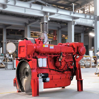 Moteur diesel marin Yundian Power P12 516HP à démarrage électrique, 4 temps, 6 cylindres, 11,596 L, refroidi par eau, pompe à eau, groupe motopropulseur