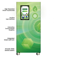 Máquina Expendedora Inversa Básica Tipo Drop-In, Quiosco de Reciclaje Multitemplo de un Solo Toque para Comunidades y Parques Industriales