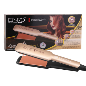 Plancha de Pelo Profesional <span class=keywords><strong>ENZO</strong></span> Gold Plate Wholesale Pro, Plancha de Pelo Multifunción para Salón de Belleza y <span class=keywords><strong>Barber</strong></span>ía - Product Image 1
