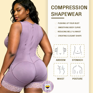 Body gainant amincissant post-chirurgical, contrôle du ventre, étape 2, Fajas Colombianas pour femme, entrejambe ouvert - Product Image 5