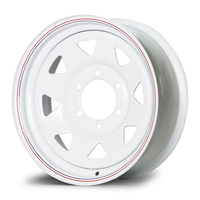 Jante en acier 16x6J 6x139.7 CB110 ET0 pour Nissan Patrol Y61, jante de remorque tout-terrain robuste