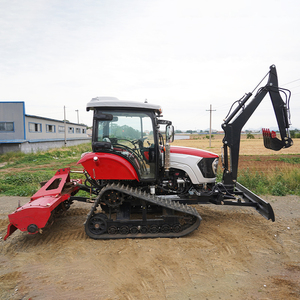 Tracteur chenillé agricole chinois 100 CV, mini-tracteur rotatif télécommandé pour l'agriculture - Product Image 4