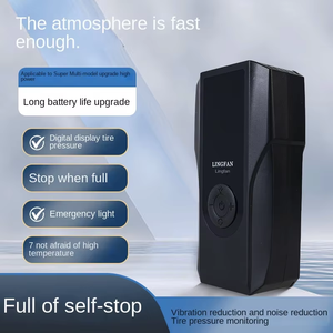 Pompe de compresseur d'air sans fil Portable robuste Matériau ABS léger Gonfleur de <span class=keywords><strong>pneu</strong></span> de voiture Gonfleur de <span class=keywords><strong>pneu</strong></span> gonflable à usage facile - Product Image 4