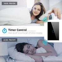 Interruptores Inteligentes para el Hogar, Control de Iluminación Táctil, Control Remoto Inalámbrico, Interruptor de Pared Eléctrico, Compatible con Google Alexa, Apple HomeKit, App Matter, 2 Vías, 3 Vías