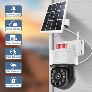 5MP 30x optik Zoom WiFi PTZ otomatik izleme kayıt Tuya 8W güneş 15000mAh pil otomatik devriye insan vücudu filtreleme kamera - Product Image 2