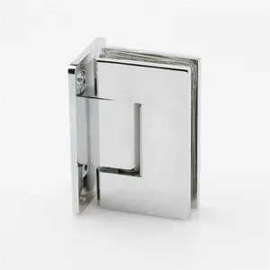 KEZE Factory supply stainless steel 201 304 shower room 90degree glass door wall mounted hinge