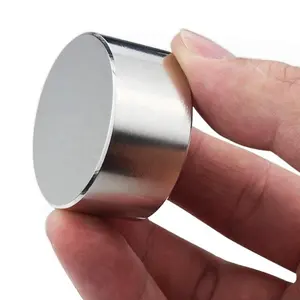 China Factory OEM Large Size Super Powerful N52 Cylinder Neodymium Magnets