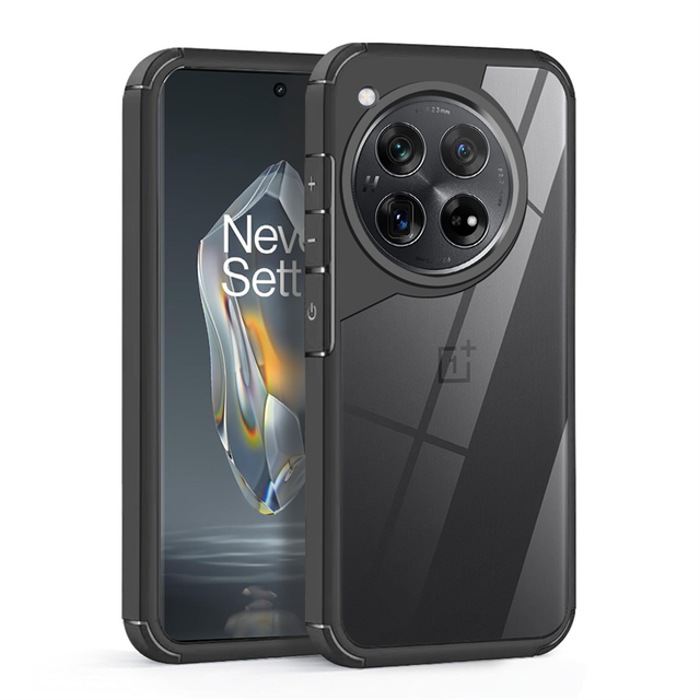 Rugged Matte TPU Clear PC Mobile Phone Cover for OnePlus 12 Hybrid Rugged Armor Shockproof Phone Case for OnePlus ACE3 5G
