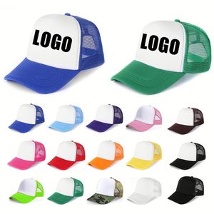 Casquette de camionneur en éponge sublimée en promotion, casquette publicitaire personnalisée imprimée et brodée, casquette de baseball, chapeau d'été avec visière solaire - Product Image 1