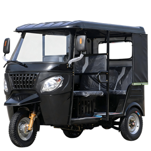 Triciclo de Pasajeros a Gasolina Resistente <span class=keywords><strong>con</strong></span> <span class=keywords><strong>Techo</strong></span> y Motor, <span class=keywords><strong>Trimoto</strong></span> para Paseos Turísticos. - Product Image 1