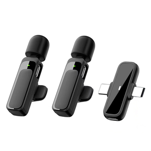 SE81 ワイヤレスマイク ラベリアマイク 音声・ビデオマイク スマホ用 タイプC マイクロフォン ワイヤレス ラペルマイク - Product Image 1