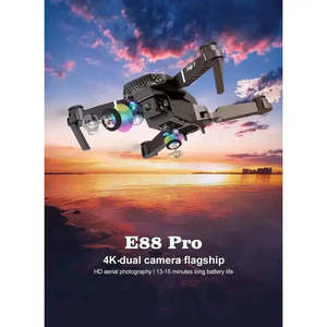 Drone professionnel mini pliable E88 Pro avec caméra 4K 8K, contrôle par application longue portée, transmission d'image 10 km, drone commercial - Product Image 2