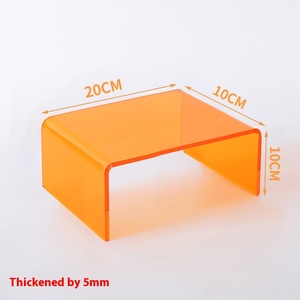 Kệ Acrylic hình chữ U trong suốt thang máy tính để bàn hiển thị mỹ phẩm nhiều lớp đúc cắt máy tính để bàn hình chữ U Acrylic - Product Image 4