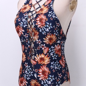 Traje de Baño de Dos Piezas de Cintura Alta para Mujer, Secado Rápido, Sujetador Push-Up, Tanga, Control de Abdomen, Talla 3XL, Venta al Por Mayor - Product Image 3