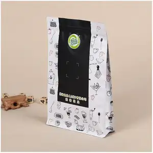 Zipper Pouch Handles Hdpe Embalagem Mini Dog Food Folha De Alumínio 1Kg Takeaway Reciclado Biodegradável Big White Plastic Bags Haiti