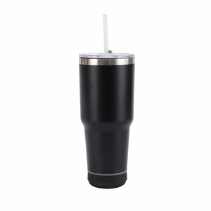 30oz Stainless Steel <b>Double</b> <b>Wall</b> Vacuum Insulated Leak-Proof Large Capacity Straw Dual Drinking Cup Car Portable Water Bottle - Product Image 4