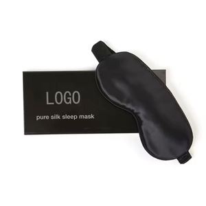 Best Selling Real Pillow Case Set Custom Soft 100% Mulberry Silk Eye <b>Mask</b> - Product Image 4
