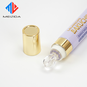 אריזת שפופרת פלסטיק 10ml 15ml עם אפליקטור קרמי ואפליקטור מסגסוגת אבץ לקרם עיניים/ליפגלוס/ליפגלז//קרם גוף - Product Image 3