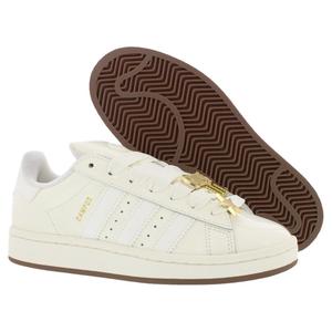 Chaussures Adidas Campus 00s en cuir pour femme, blanc cassé, or métallisé, style basketball - Product Image 4