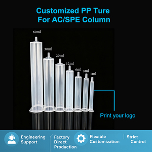 Cột chiết chất rắn trong suốt, chất lượng cao, hình dạng và kích thước tùy chỉnh, OEM, dung tích 1-60ML, dùng cho nghiên cứu học thuật - Product Image 2