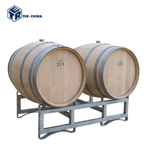 رف لبرميل البلوط للخدمة الشاقة ، مصنع الخمرة المجلفن والقابل للتكديس - Product Image 1