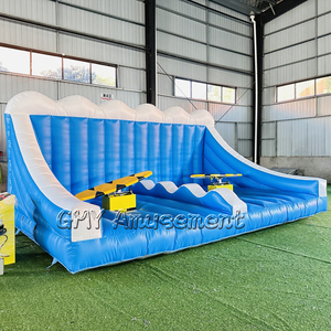 Alta calidad precio barato inflable deporte juego mecánico doble tabla de surf mecánico para Surf simulador para la venta - Product Image 2