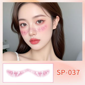 Nuevo Diseño de Pegatinas de Tatuaje Temporales para Maquillaje Facial a Prueba de Agua - Product Image 4