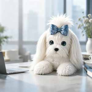 Peluche interactive AI en forme de chiot avec technologie de clonage vocal, prend en charge plus de 60 langues, compagnon émotionnel intelligent, idéale pour les cadeaux - Product Image 4