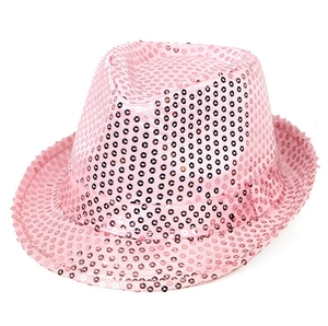 Wholesale Custom <strong>Festive</strong> Party Jazz <strong>Hats</strong> Sequined Performance Stage <strong>Hats</strong> for Women and <strong>Men</strong> - Product Image 4