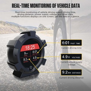 OVOVS-velocímetro <span class=keywords><strong>Universal</strong></span> Odb2 X95 para coches y barcos, pantalla Hud gps - Product Image 5