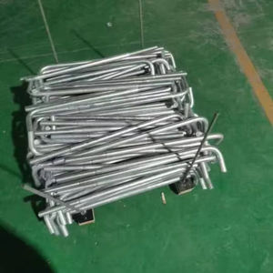 Boulons d'ancrage de fondation de type L et J, galvanisés à chaud, grade 8.8, <span class=keywords><strong>M22</strong></span>, M24, M27 - Product Image 2