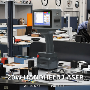 多功能20w手持式激光编码机新款AI DXF DST PLT DWG BMP控制家用风冷纤维金属标记LAS - Product Image 2