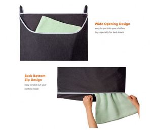 Cesta de Almacenamiento de Ropa Sucia Colgante con Ganchos, Solución para Ahorrar Espacio para Guardar Ropa Sucia y Otros Artículos del Hogar - Product Image 3