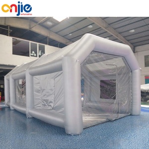Station de travail automobile portable à vendre Cabina De Pintura Inflable Housse de voiture Tente de peinture mobile <span class=keywords><strong>Cabine</strong></span> de peinture gonflable - Product Image 6