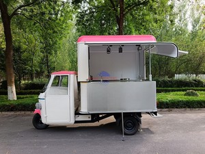 Carrito de Comida Móvil de Madera con Diseño Plegable Personalizado para Restaurante, Comida Rápida y Eventos al Aire Libre - Product Image 5