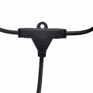 Led <b>Light</b> Strings 10M 10xE27 Black Outdoor Waterproof Eu <b>Plug</b> Plastic Body Ce Certified - Product Image 3
