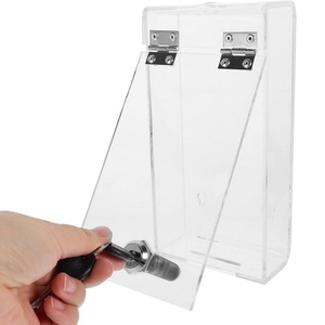 Manufacturer Custom Small Single Compartment Clear for Acrylic Phone Lockable Wall Display Cabinet - Product Image 5