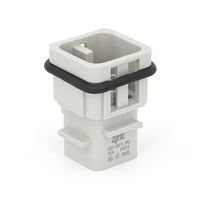 Connecteur robuste 10A HD-007, 7 broches, à sertir, mâle/femelle, pour automobile, boîtier PC, IP65