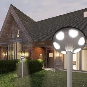 Wifi extérieure 3m lampadaire solaire pour jardin en pierre