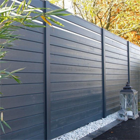 Clôture Moderne en Aluminium en Promotion – Panneaux de Clôture à Lames pour Jardin Commercial, Sécurité et Intimité, Idéale pour l'Extérieur de la Maison