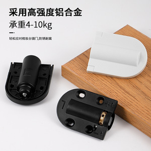 Concealed Hydraulic Soft Close Hinge Full Mortise Black White Heavy Duty For Jewelry Box Minimalist Design - Product Image 4