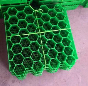 Pavé d'herbe fabriqué en chine, prix bas, hauteur 38mm, 48mm, 68mm, pavé d'herbe à dessus plat, utilisé dans le <span class=keywords><strong>jardin</strong></span> de stationnement pour aménagement paysager - Product Image 4
